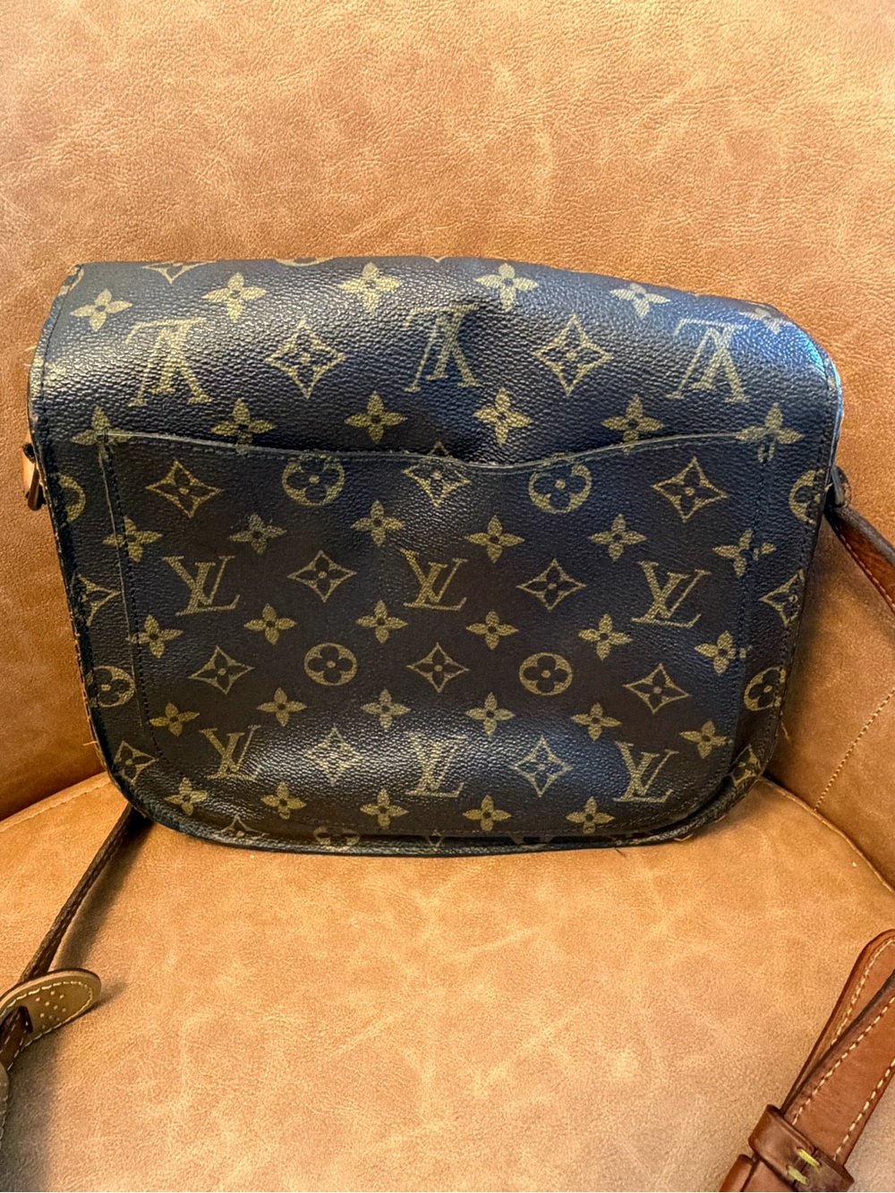 Authentic Louis Vuitton Monogram Saint Cloud GM Crossbody Bag - Picture 4 of 9